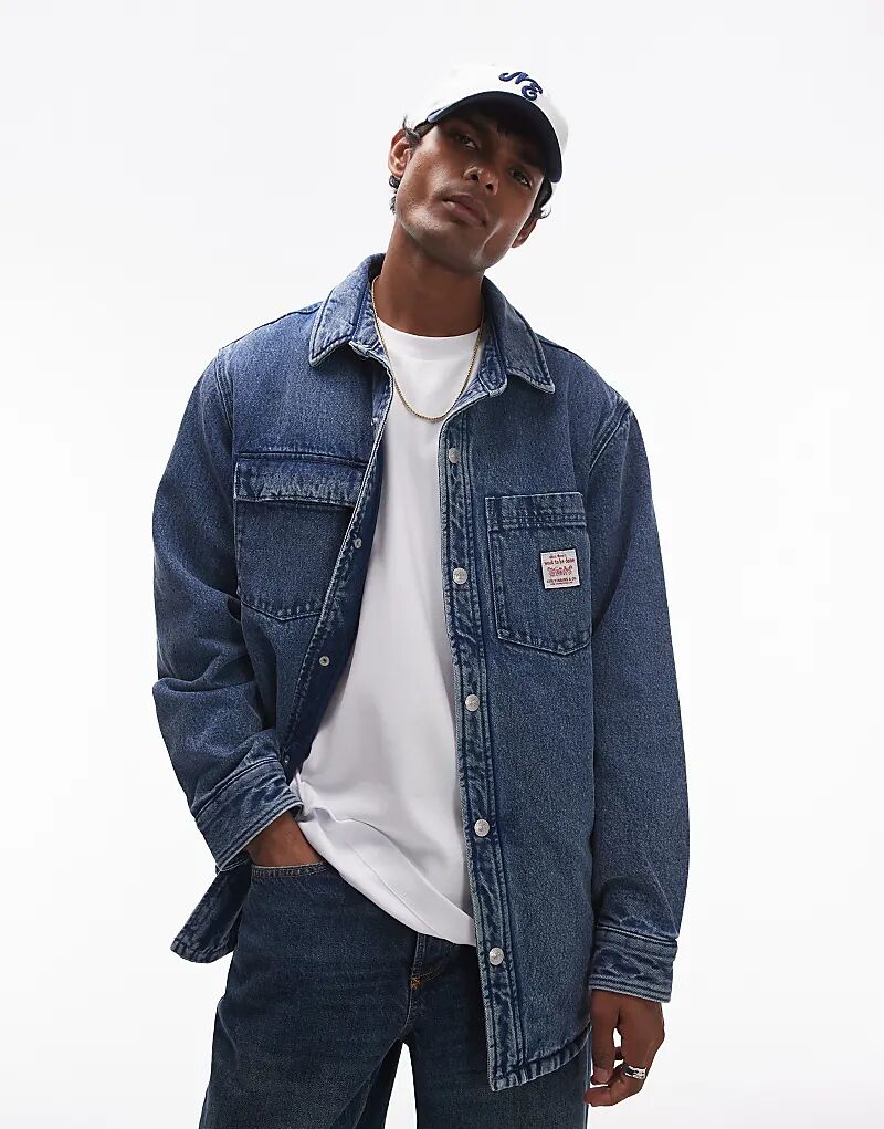 

Куртка-рубашка из денима Workwear Telegraph темно-синего цвета Levi's