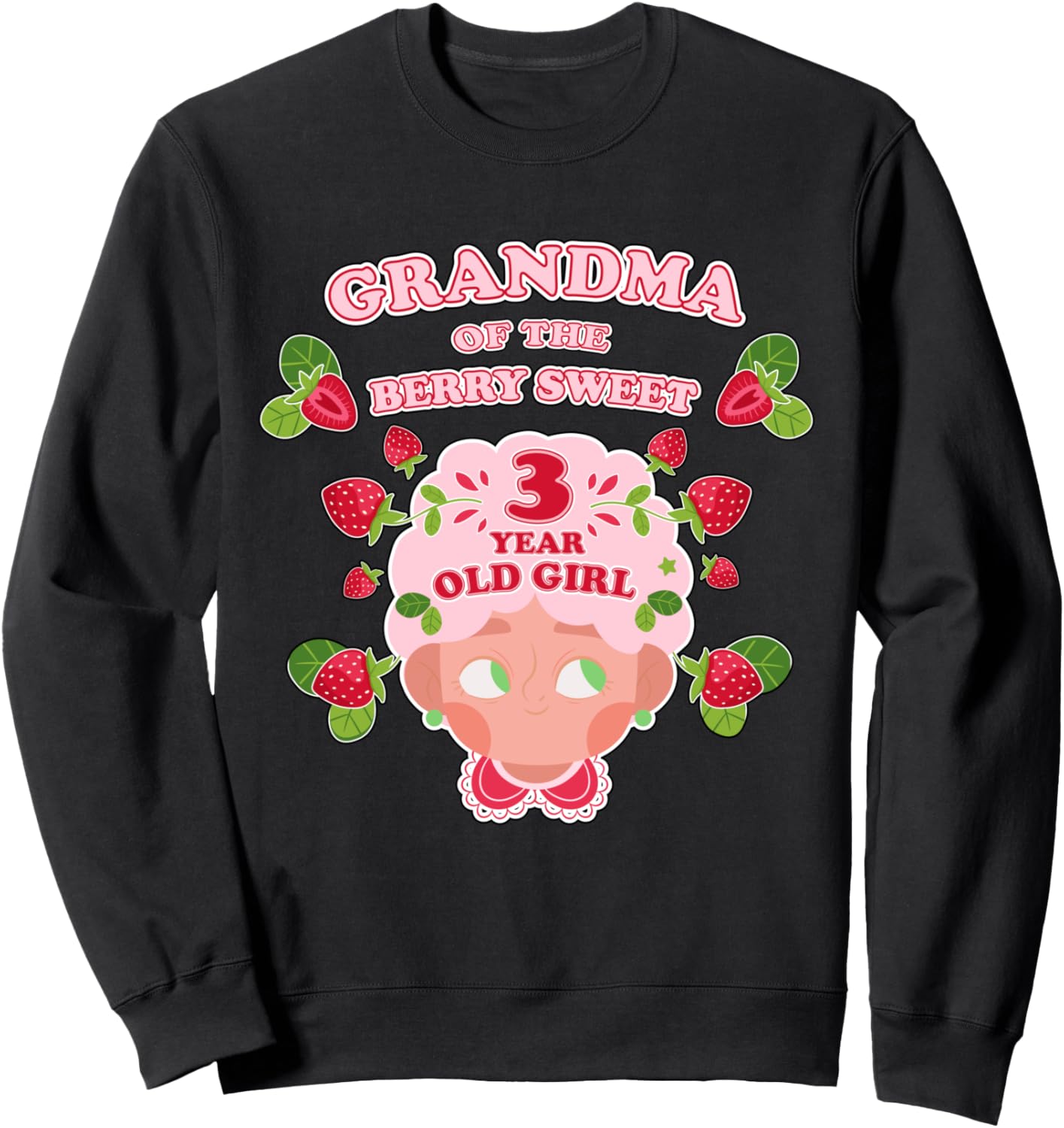 

Толстовка для девочки на 3-й день рождения, для бабушки, которой исполняется 3 года, черная Family Look Pink Sweets Bday Decorations Gifts