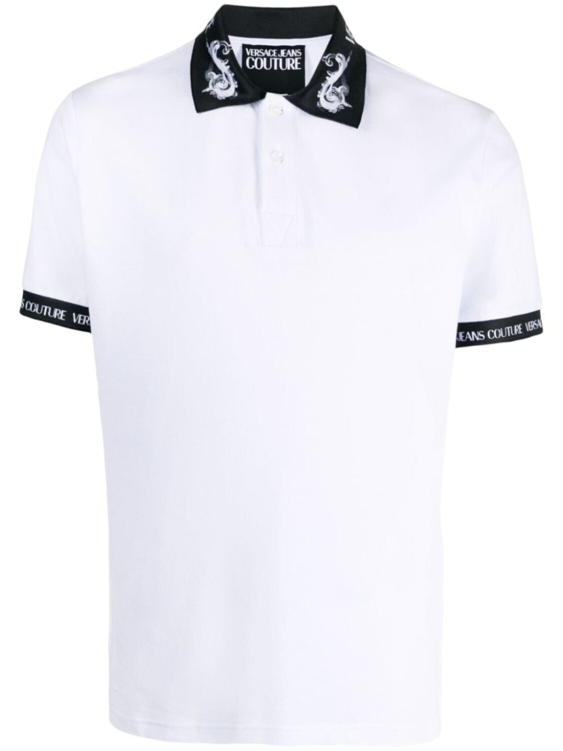 

Versace Jeans Couture рубашка поло с логотипом, белый