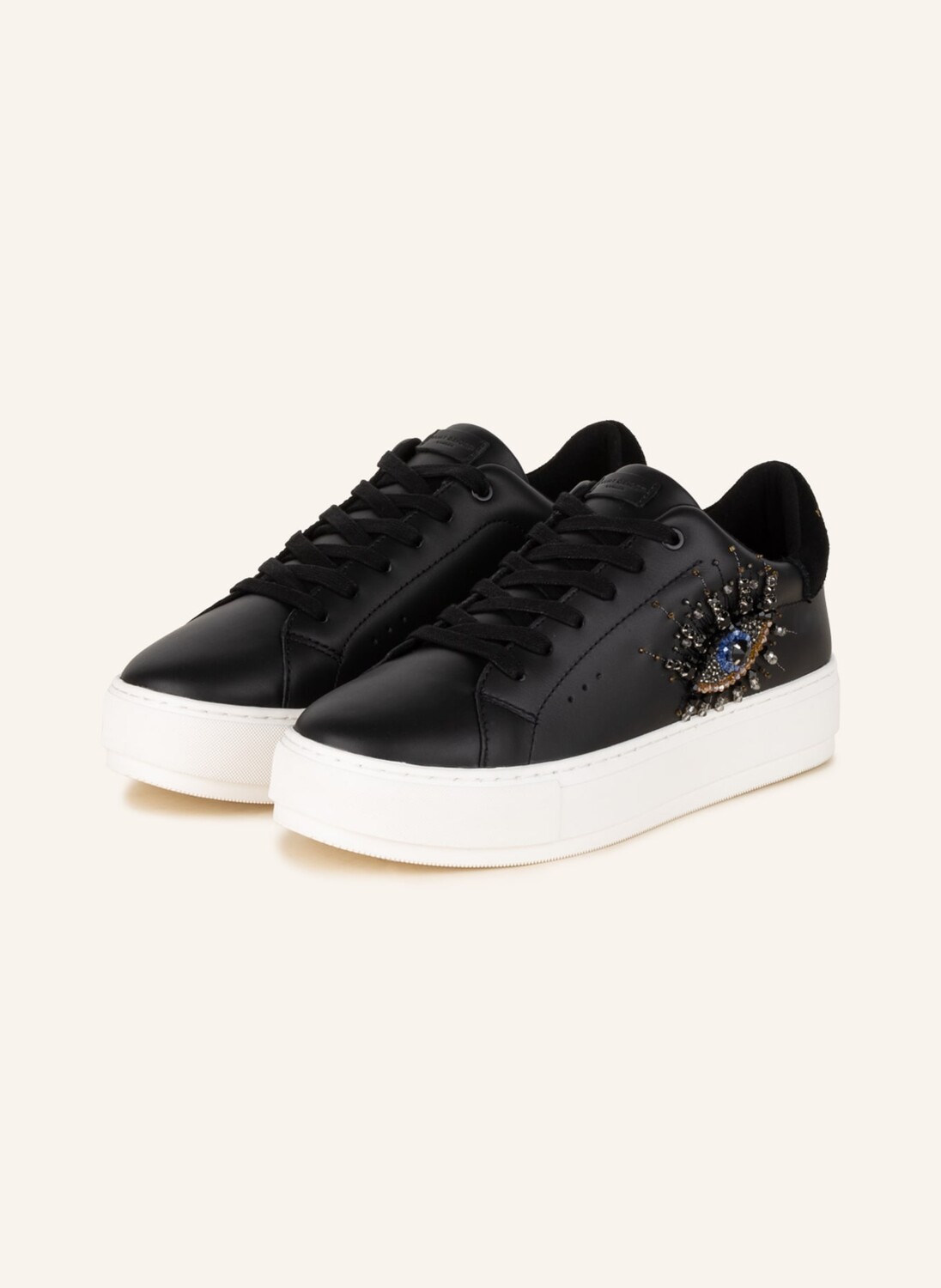 

Кроссовки Laney с глазками Kurt Geiger, черный