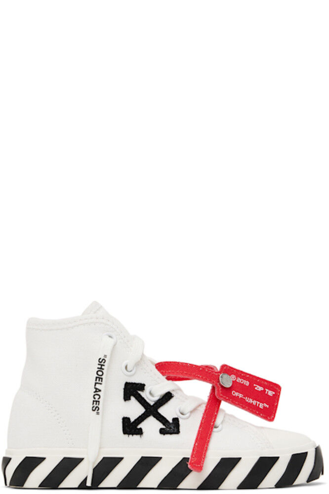 

Детские белые вулканизированные кроссовки Off-White