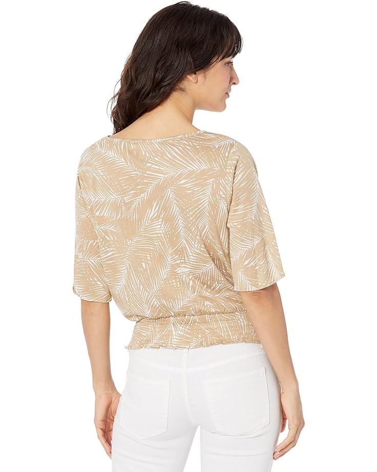 

Топ Michael Kors Petite Palm Kimono Top, хаки