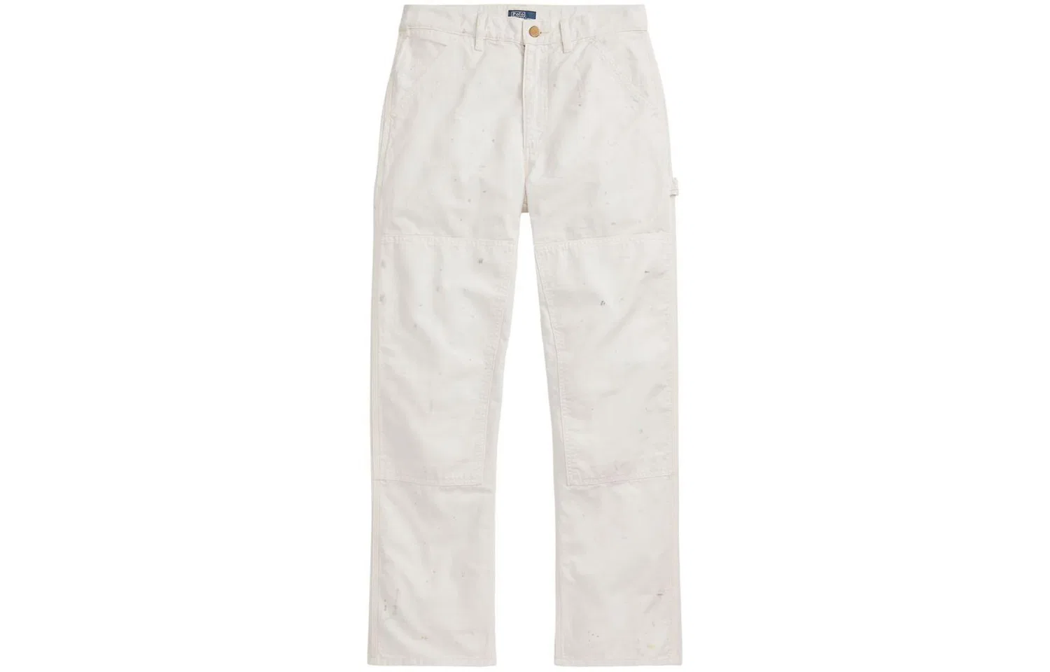 Брюки прямого кроя со средней посадкой Polo Ralph Lauren, Light Beige