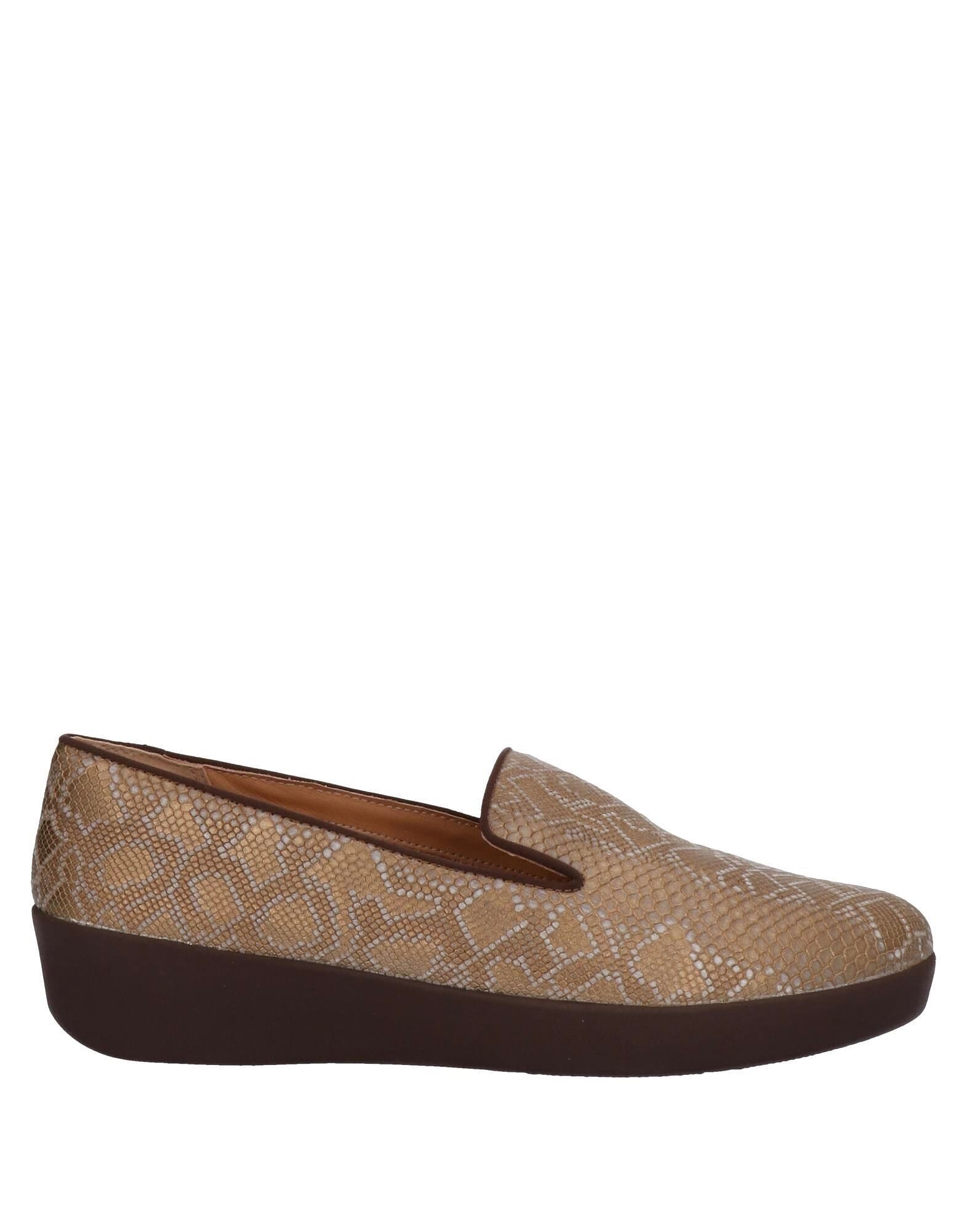 Лоферы Fitflop, бронзовый