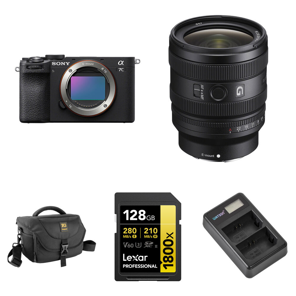 

Беззеркальная камера Sony a7C II Mirrorless Camera with 24-50mm f/2.8 Lens and Basic