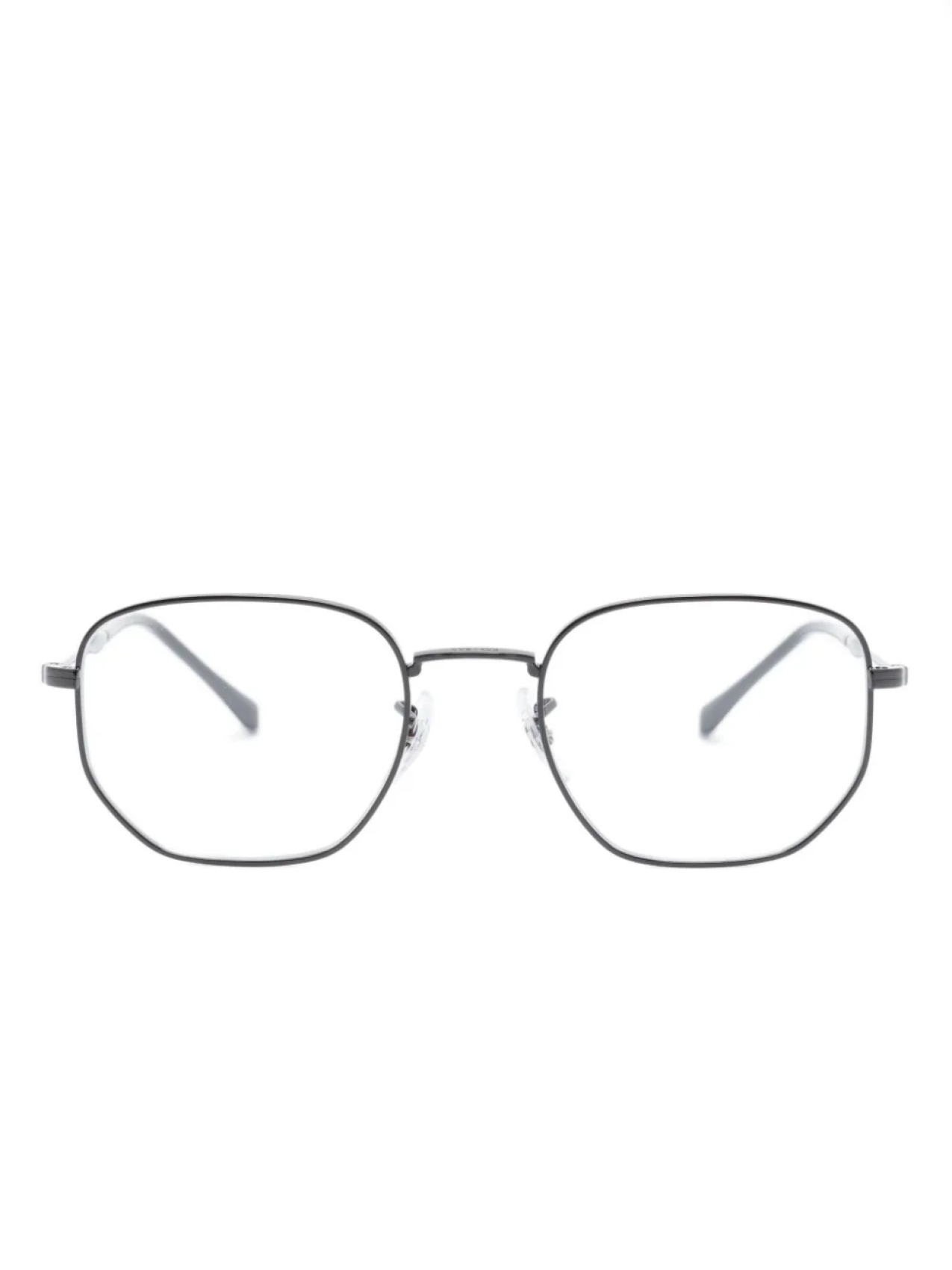 

Ray-Ban очки RB6496 в геометричной оправе, черный