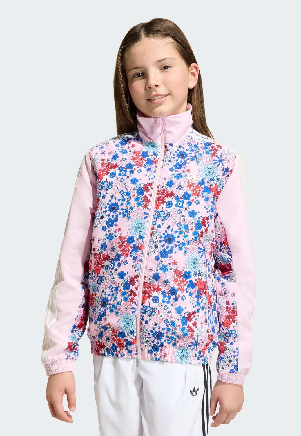 Куртка межсезонная 'Adidas Originals x Liberty London' в цвете Rose — фото 2