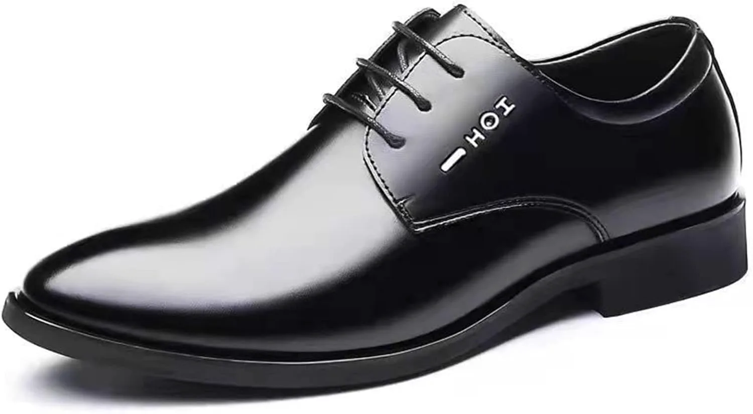 

Мужские оксфорды Классические деловые кожаные туфли Мужские официальные туфли для повседневной носки, вечеринок и вечеров Осень Весна Generic, черный
