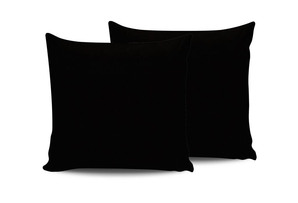 

L'Essentiel Linge de Maison, Черный, комплект наволочек (2 шт.) (Франция), Черный, 100% ХЛОПОК RANFORCE, 60 x 60 см