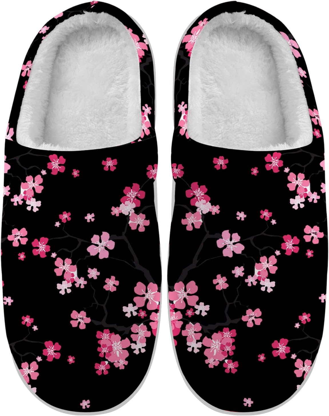 

Тапочки с цветами для женщин и мужчин, домашние тапочки с эффектом памяти, пушистые тапочки, зимние сандалии, обувь, подарки Ciadoon, красный