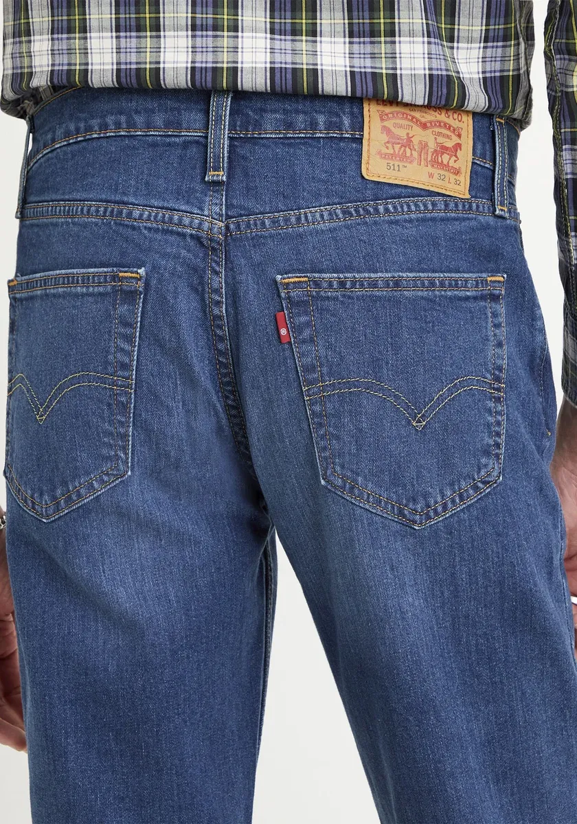 Джинсы Levi's узкого кроя "511 SLIM", эластичные, цвет Throttle — фото 4