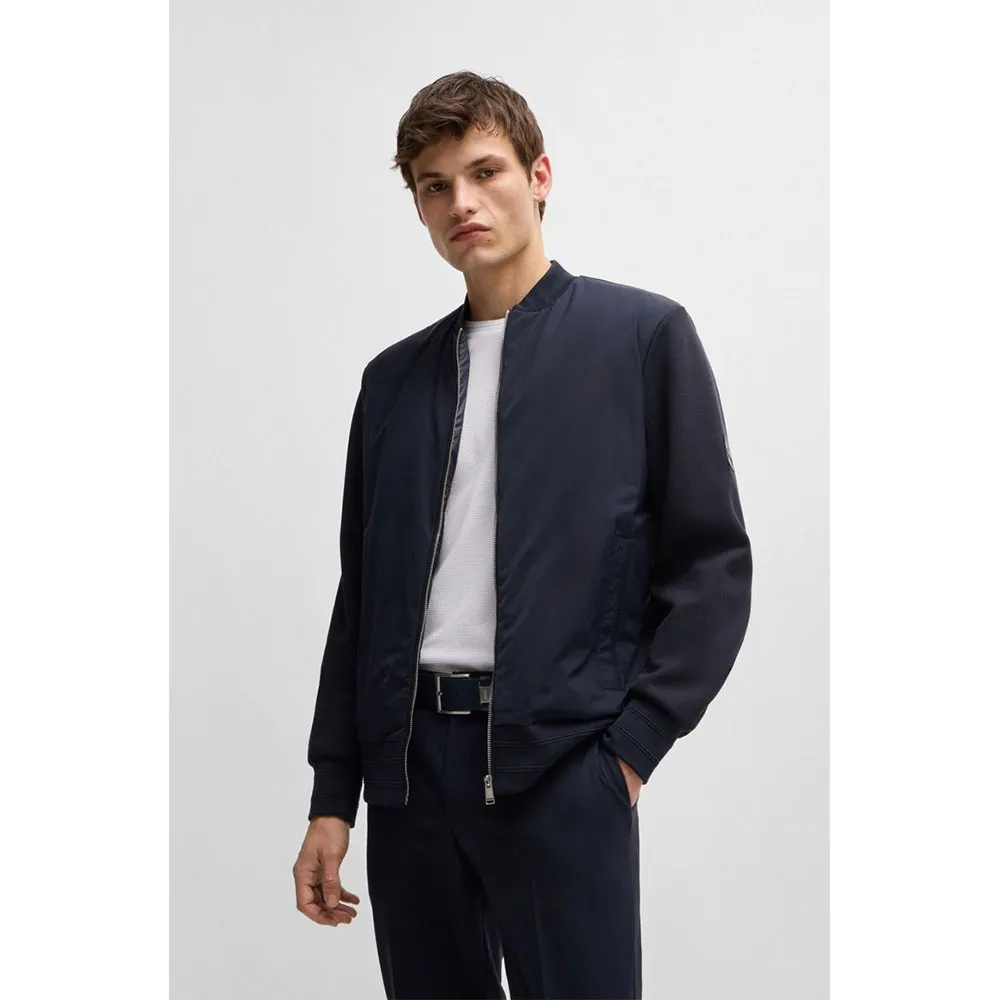 

Толстовка BOSS H-Skiles 59 10266451 full zip, синий