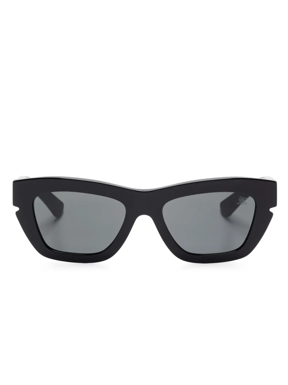 

Солнцезащитные очки в прямоугольной оправе Burberry Eyewear, черный