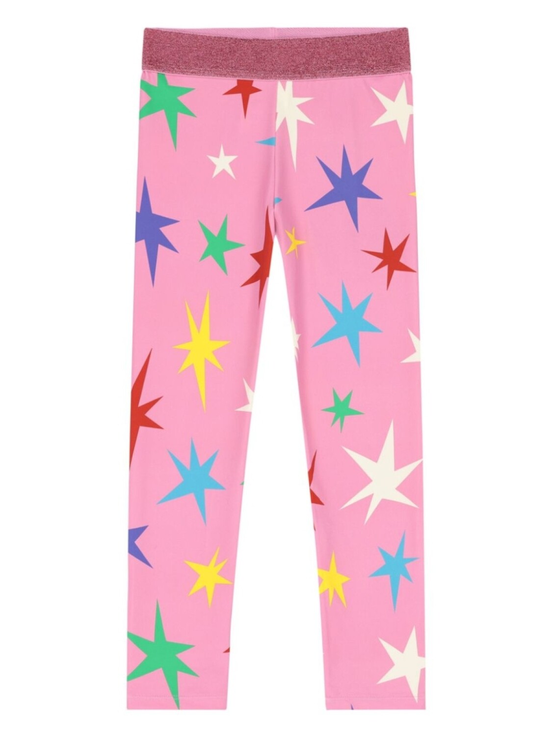 

Леггинсы со звездным принтом Stella McCartney Kids, розовый