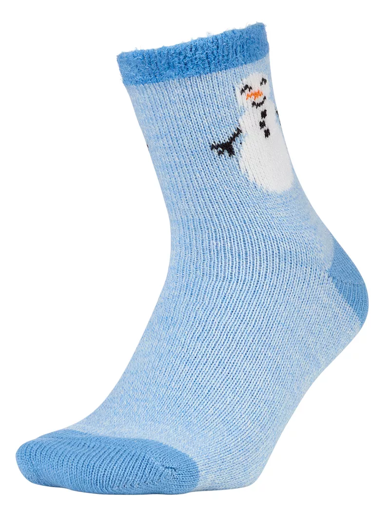 

Носки до щиколотки с рисунком Northeast Outfitters Cosy Cabin для взрослых, цвет Blue Snowman