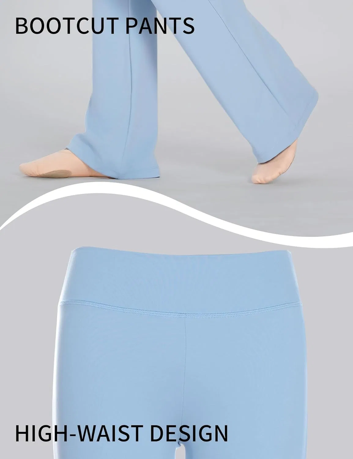 Детский спортивный костюм с курткой и брюками клеш, Lovdaswi, Blue-pants — фото 4