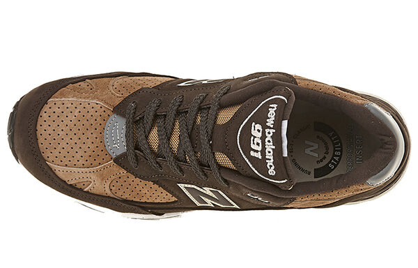 Кроссовки 991 сделано в Англии New Balance, коричневый — фото 3