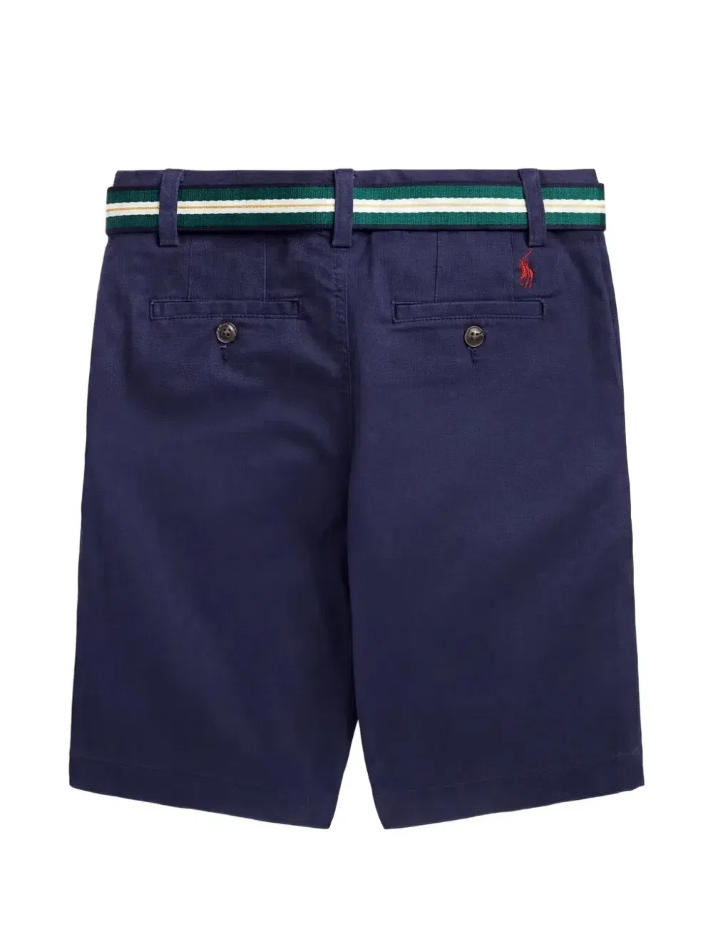 Укороченные чиносы с поясом POLO RALPH LAUREN KIDS, синий — фото 2