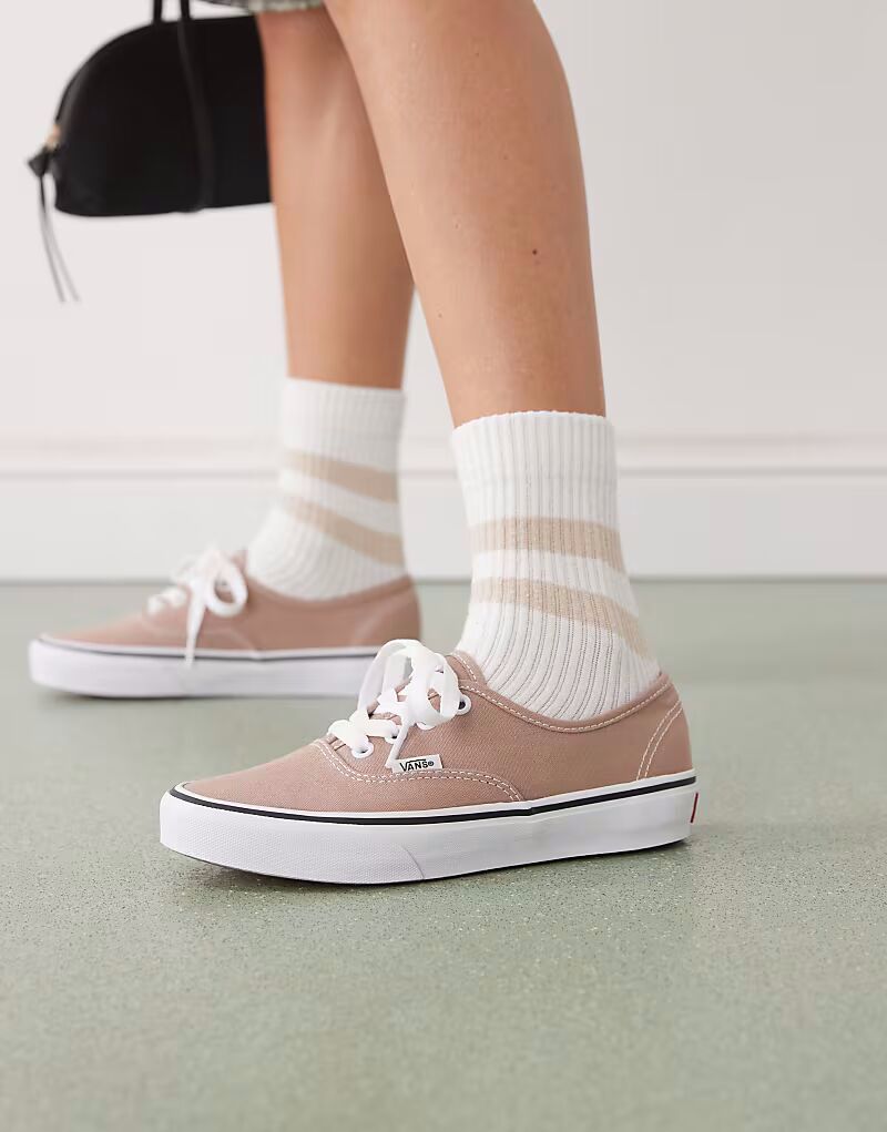 Кроссовки Vans Authentic Color Theory серо-коричневого цвета