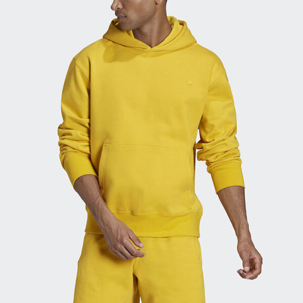 Толстовка adidas originals Embroidered Small Label Solid Color Sports Yellow, желтый — фото 2