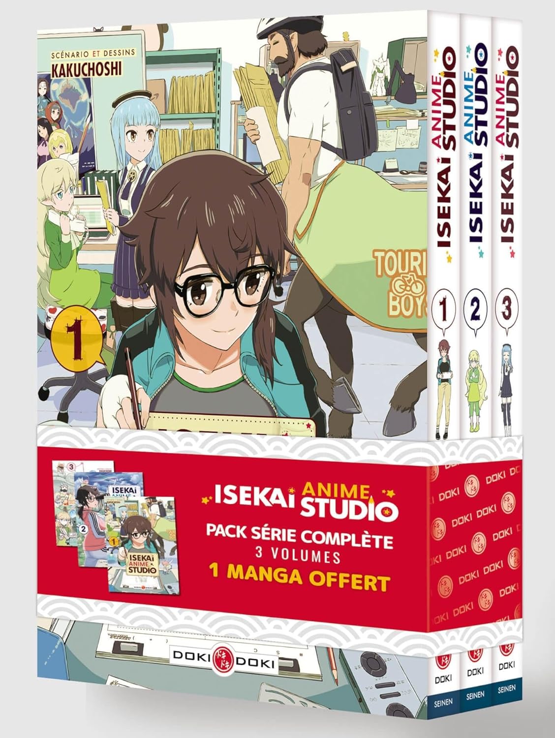 

Isekai Anime Studio - pack promo - vol. 01 à vol. 03 (BAMBOO)