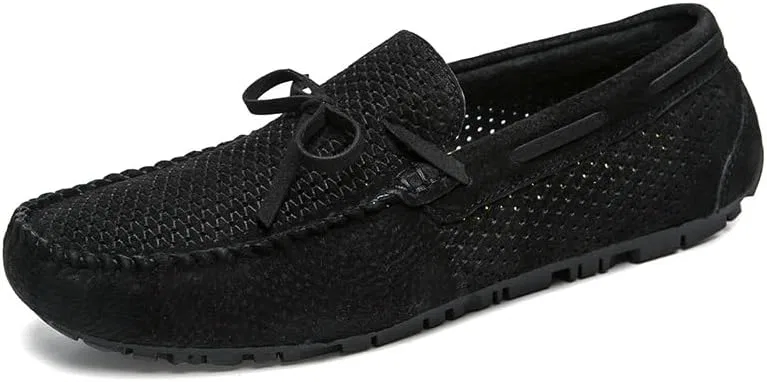 Лоферы дышащие Мокасины Black PUGHGAETZF