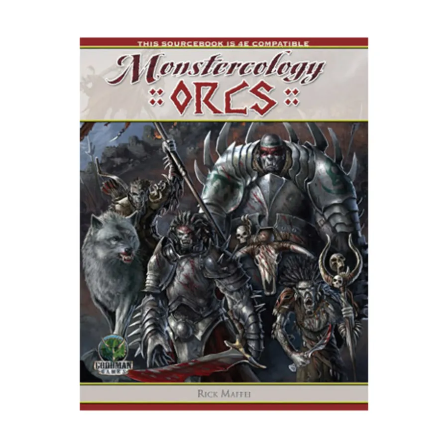 

Monstercology - Orcs, Fantasy Adventures & Supplements (4e), мягкая обложка