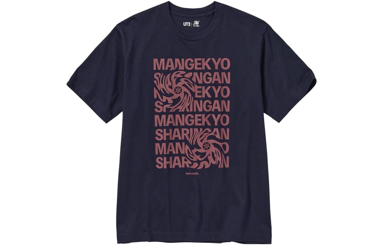 

Футболка X Naruto SS23 унисекс темно-синяя Uniqlo, темно-синий