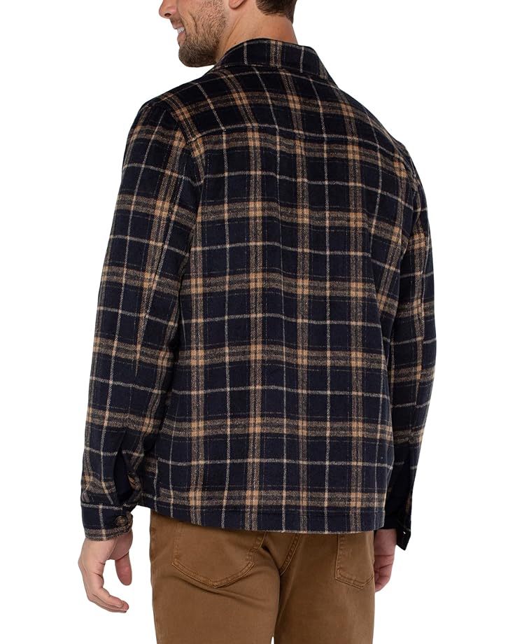 

Куртка Liverpool Los Angeles Plaid Shirt Jacket, цвет Navy/Camel Plaid