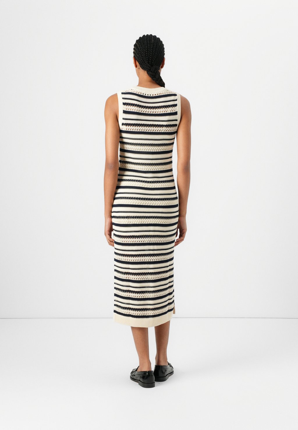 Платье-джемпер MIDI DRESS Tommy Hilfiger, бежевый — фото 3