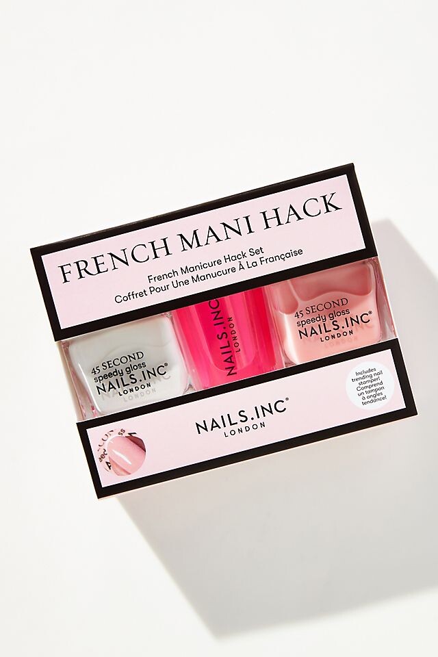 

Набор лаков Nails.inc для ногтей French Mani Hack, розовый