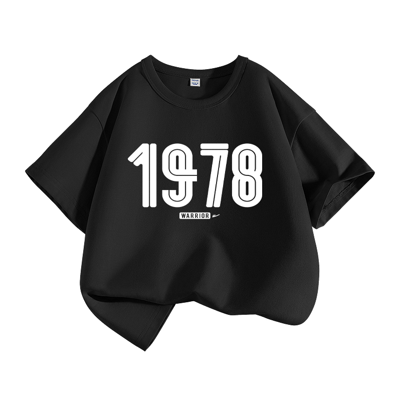 

Детские футболки с круглым вырезом, тонкие WARRIOR, черный/h nкоричневыйs белый