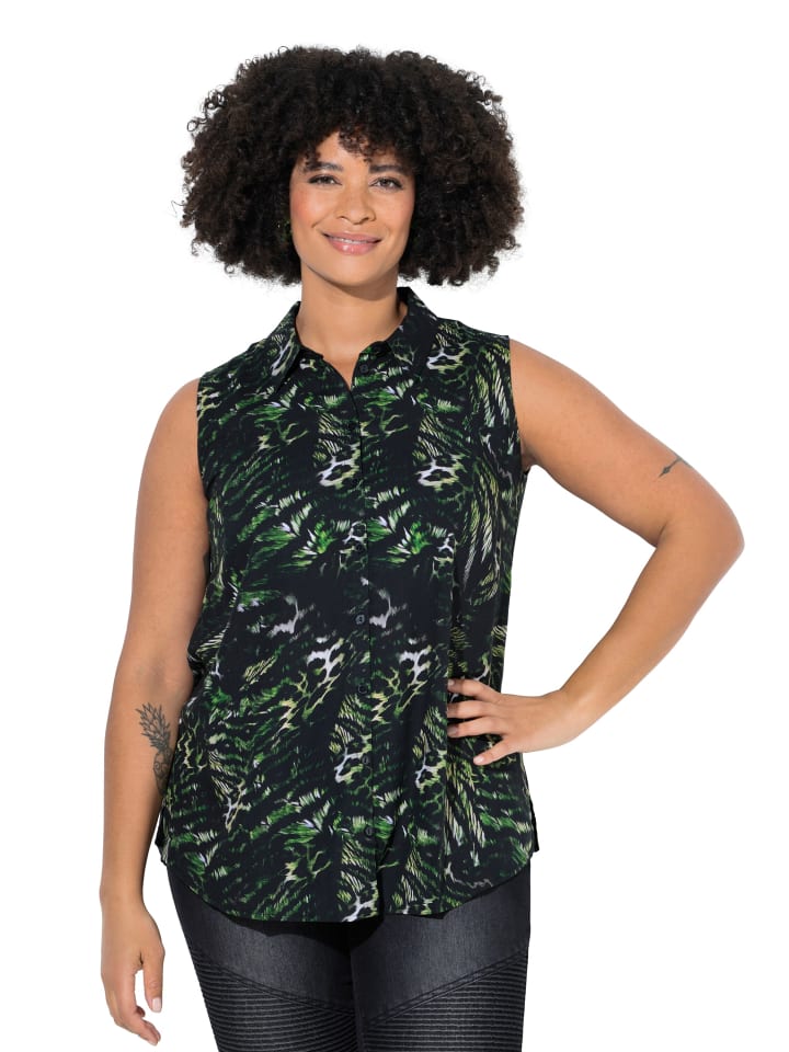 

Angel of Style Блузка темно-зеленого цвета