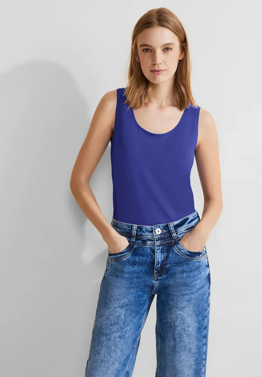 

Майка STREET ONE "Style Anni", эластичная, синий