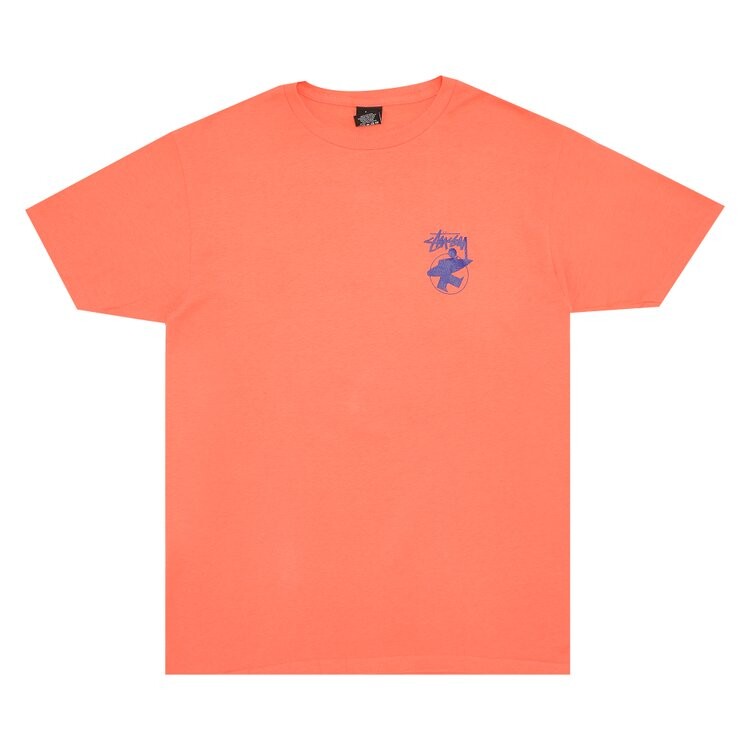 

Футболка Stussy Surfman Fade 'Pale Red', красный