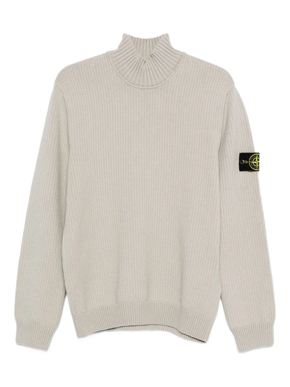 

Водолазка в рубчик Stone Island, серый