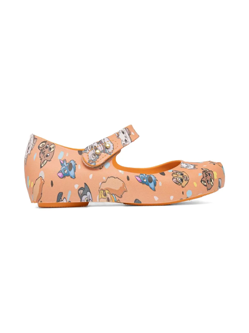 Балетки с принтом из коллаборации с Disney Melissa, оранжевый — фото 2