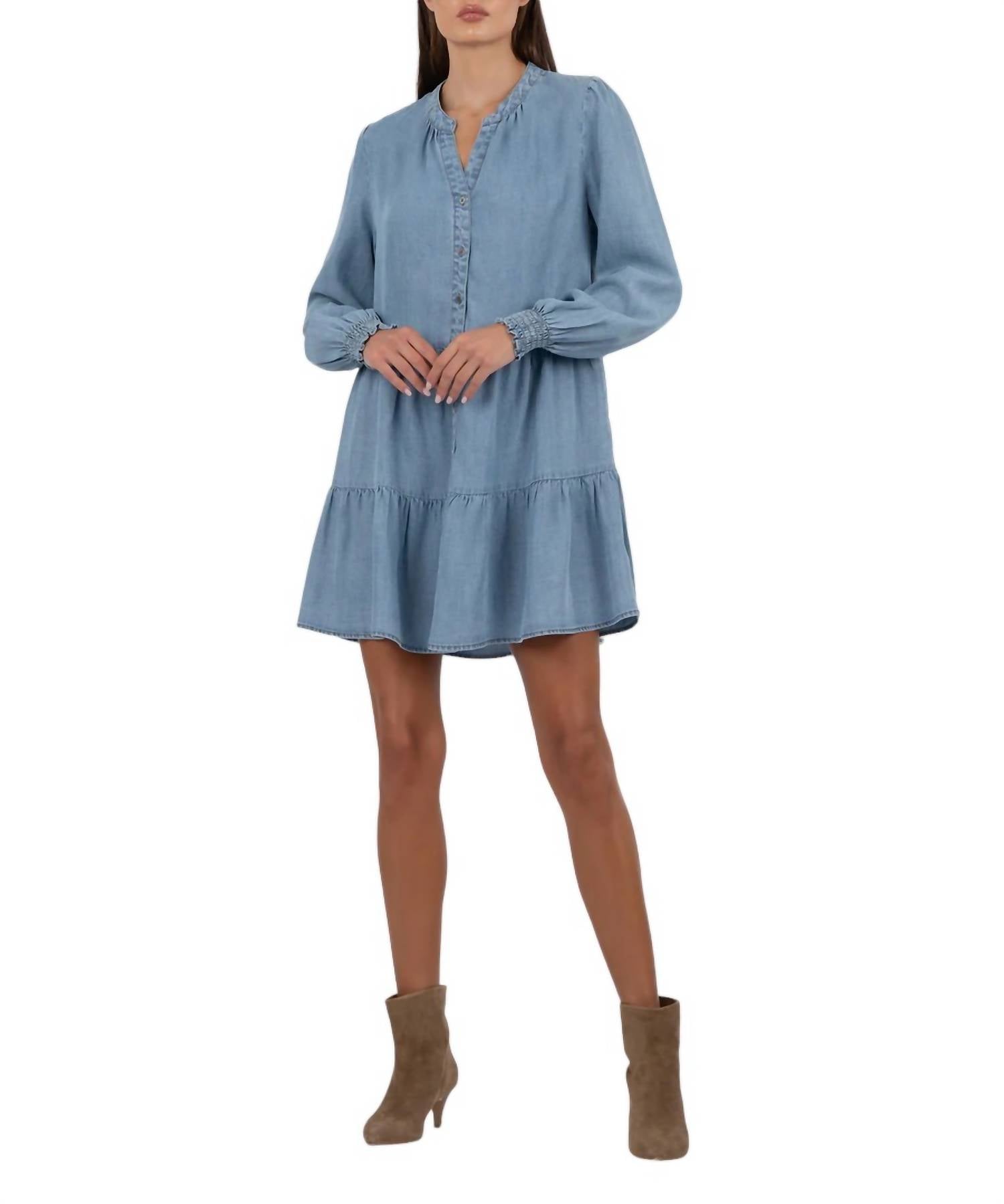 

Платье Talullah с ярусами, средняя стирка KUT FROM THE KLOTH, цвет medium wash