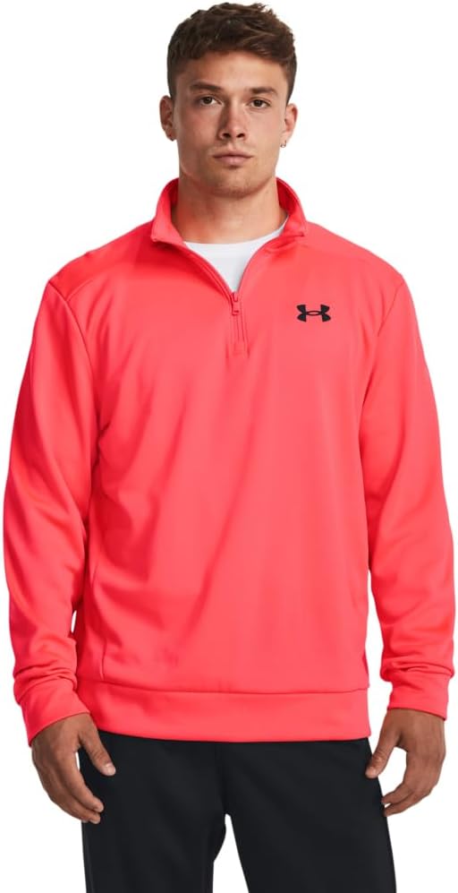 

Under Armour мужская флисовая толстовка Armourfleece 1/4 молния, (628) Beta/Black