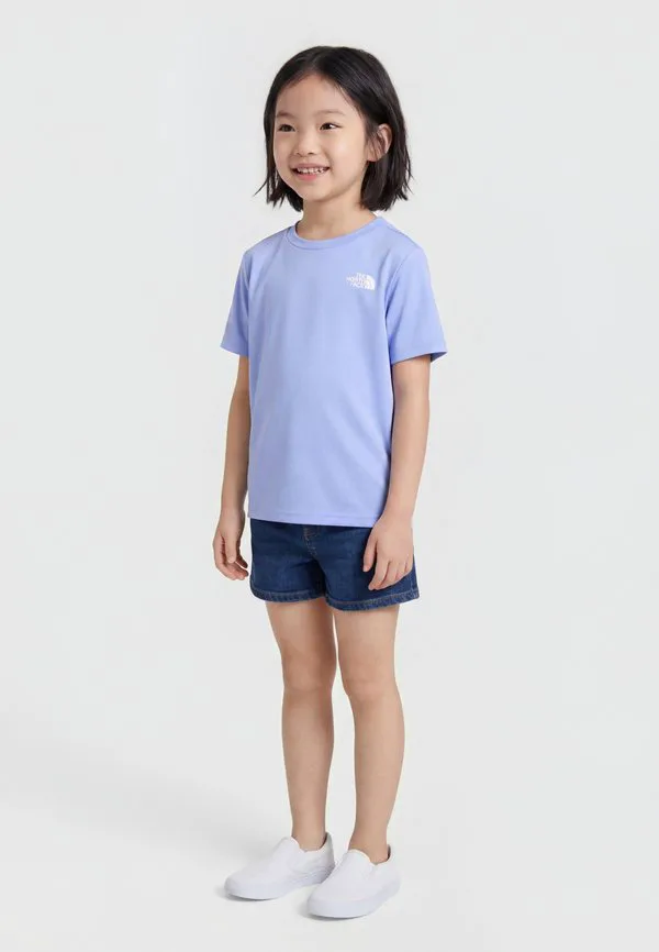 Футболка унисекс flex tee, базовая футболка The North Face, Periwinkle Glow