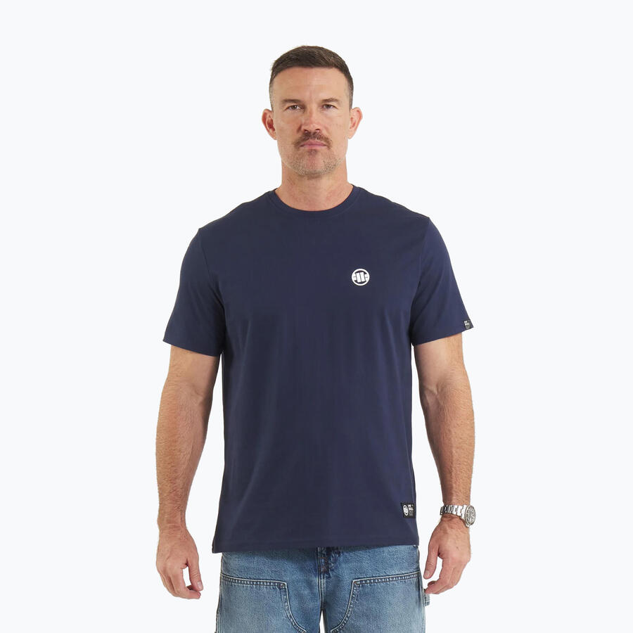 

Мужская футболка с маленьким логотипом Pitbull