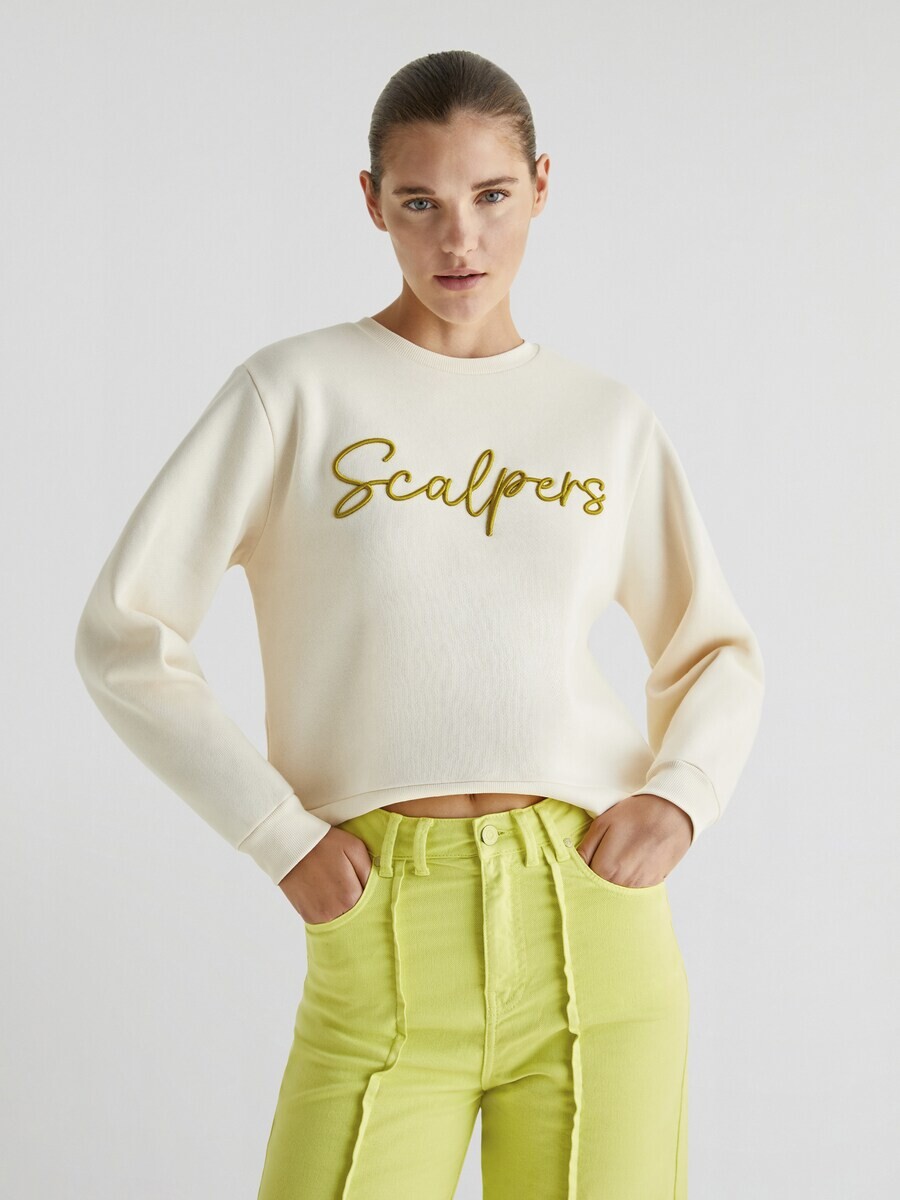 

Свитер Scalpers Sweatshirt, экрю