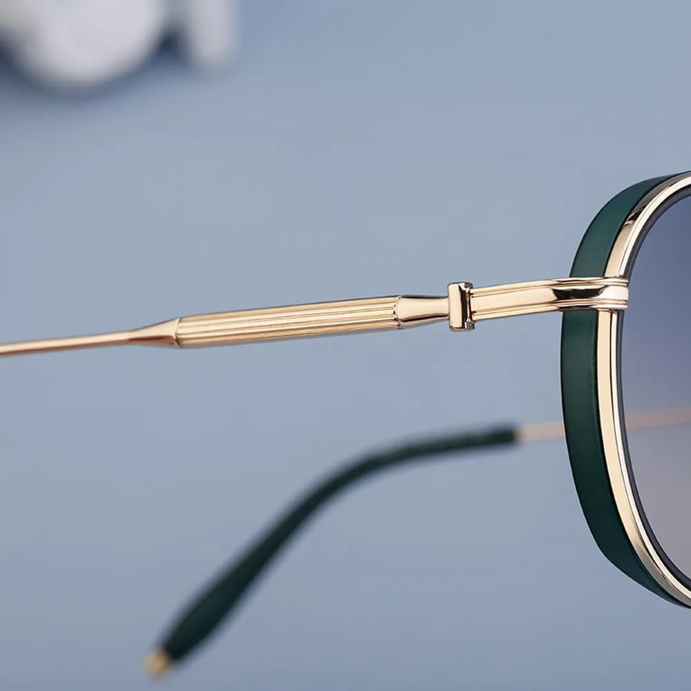 

Винтажные ретро-солнцезащитные очки овальной формы для женщин и мужчин, роскошные солнцезащитные очки с двойной металлической оправой, унисекс, круглые очки LVTFCO, 6