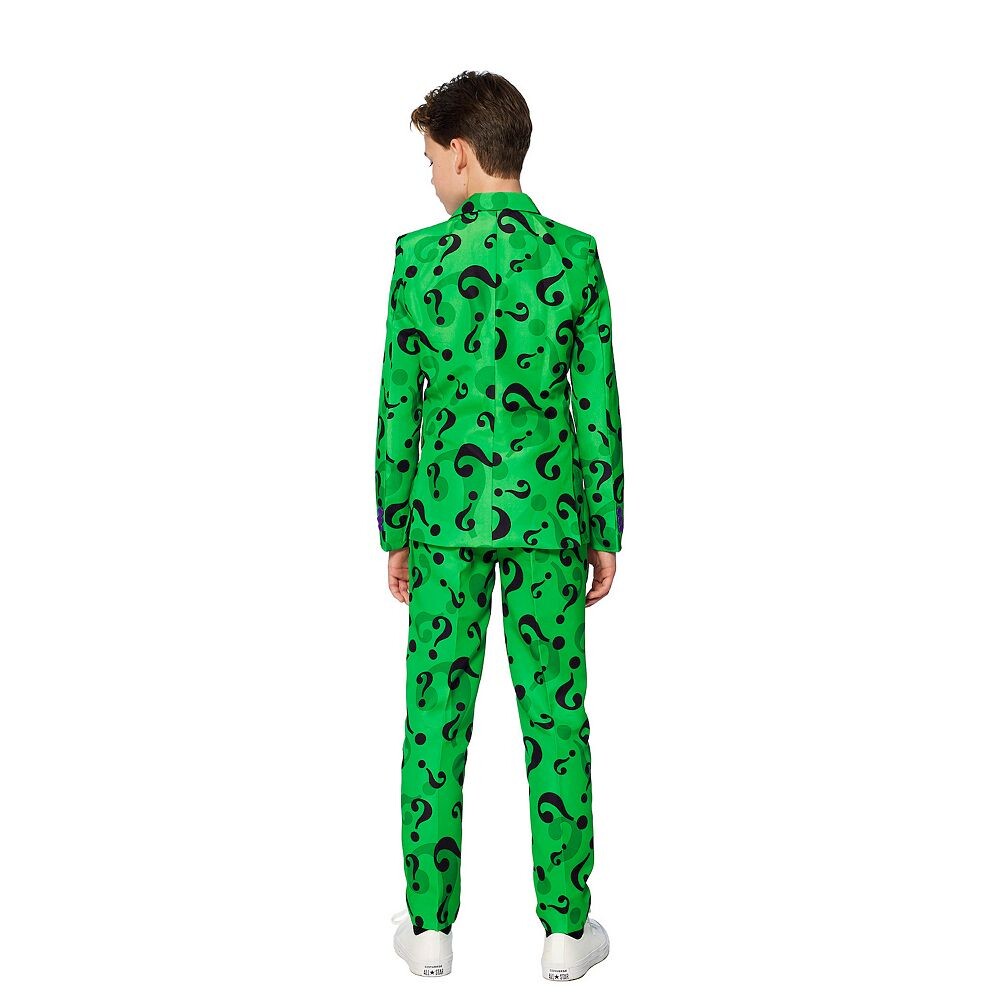 Костюм Meister DC Comics The Riddler для Хэллоуина для мальчиков 4–16 лет Suitmeister, зеленый — фото 2