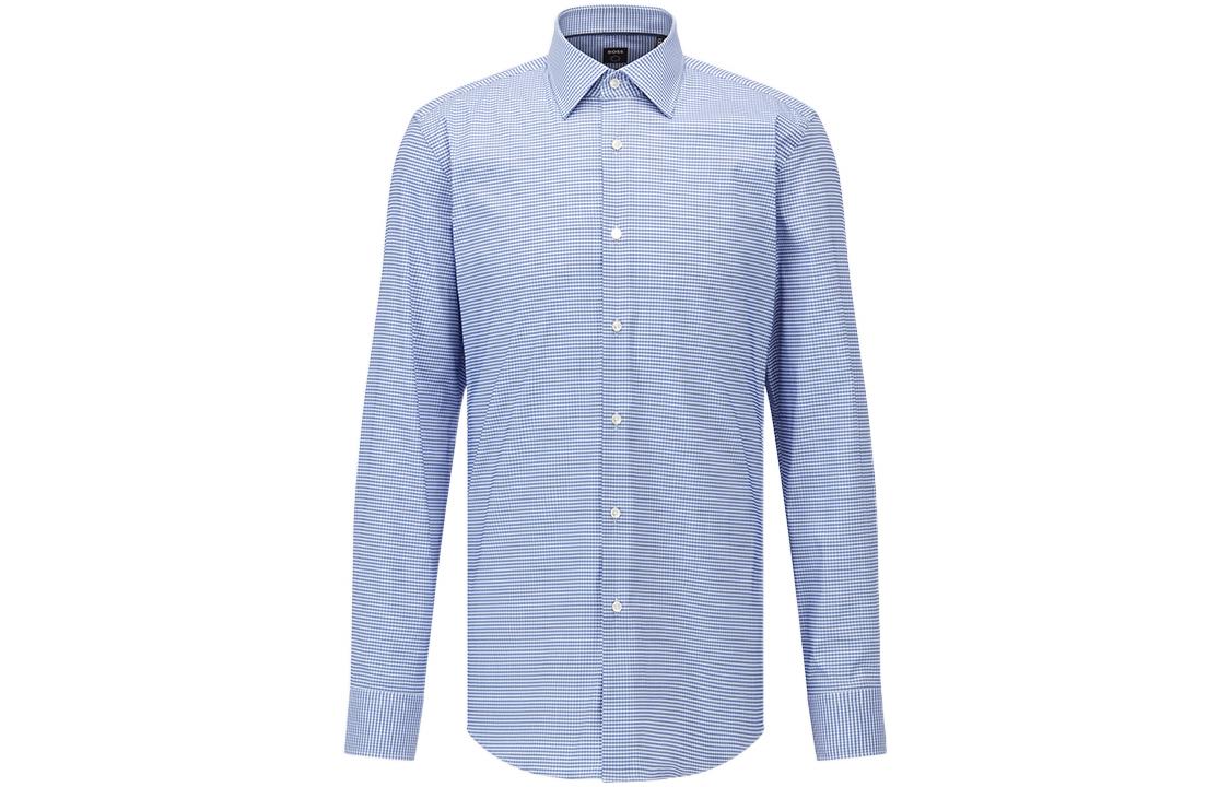 

Hugo Boss Мужская рубашка SS22, синяя