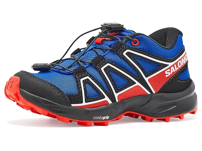 Кроссовки для трейла Speedcross Salomon Kids, Surf The Web/Fiery Red/Black
