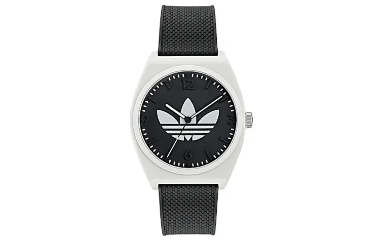 

Adidas Originals Наручные часы с кварцевым механизмом, полимерным ремешком, 38 мм, черным циферблатом, унисекс