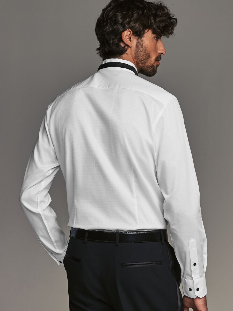 Повседневная рубашка Next Slim fit Button Up Shirt, белый — фото 2