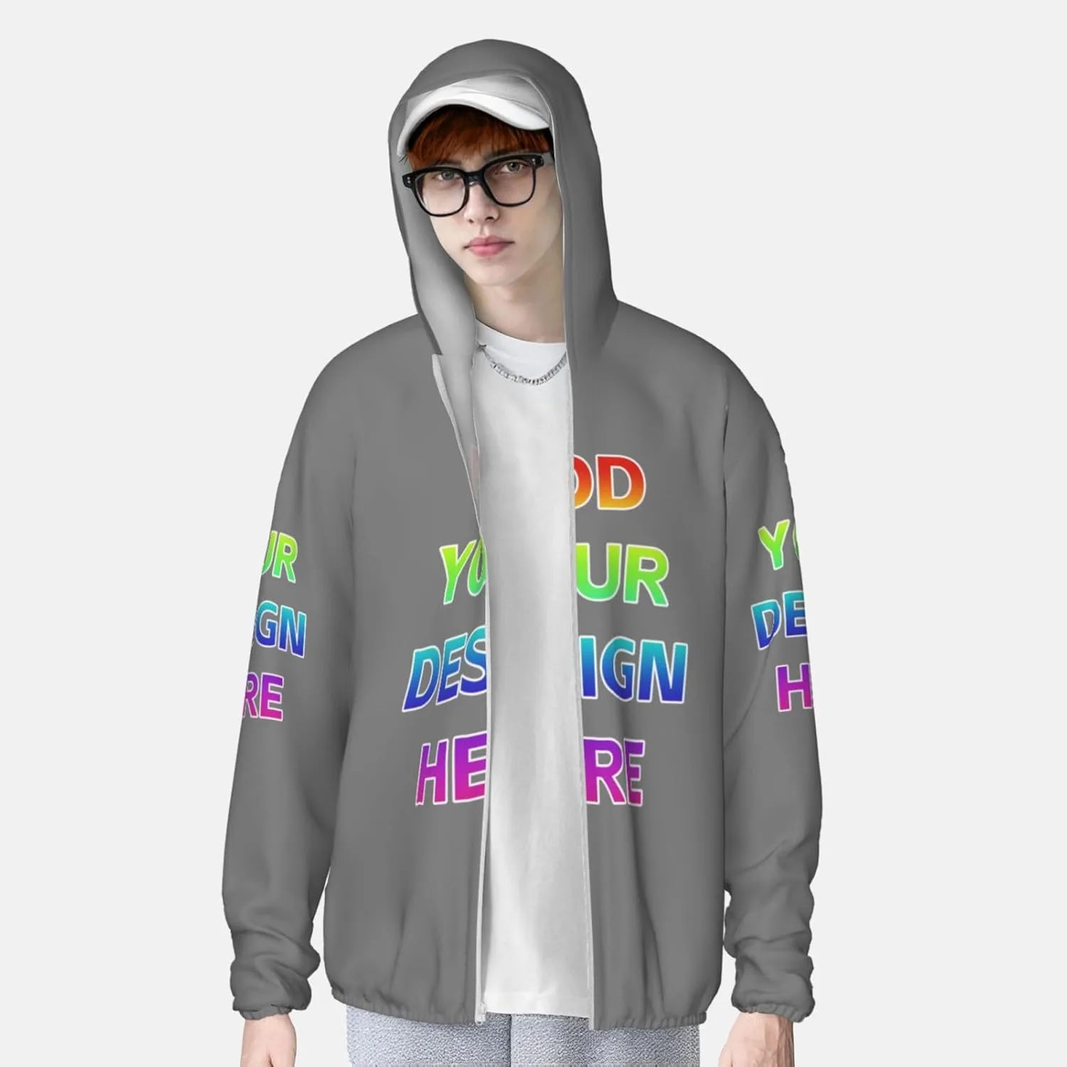 Кастомизированный Sun Protection Hoodie Jackets — фото 4