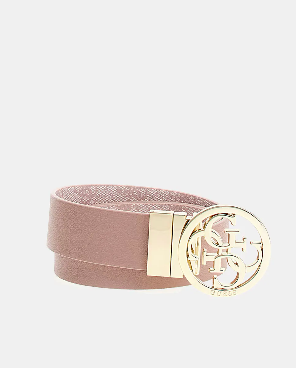 

Ремень Guess с принтом, розовый